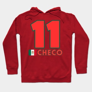 Sergio "Checo" Perez Number Design Hoodie